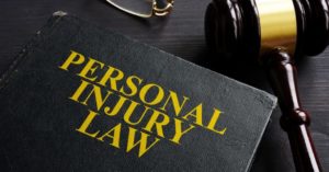 Law book on the table of a Decatur personal injury lawyer.