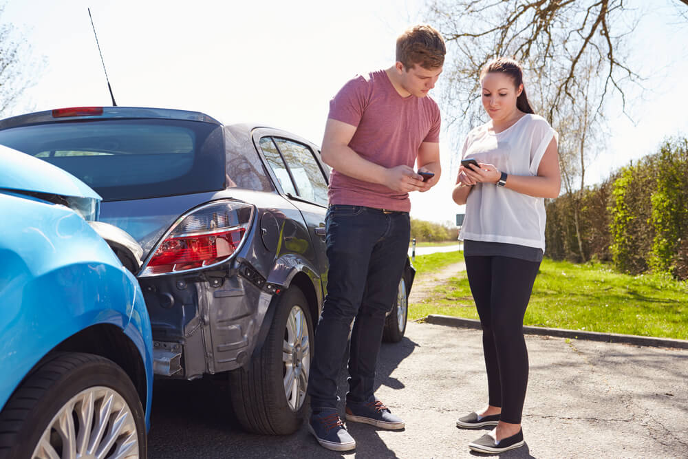 Drivers determining who is at fault in a car accident in Indiana.