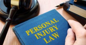 Blue personal injury law book