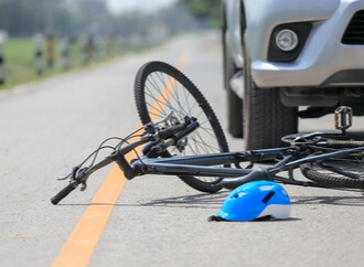 A bicyclist has been hit by a car in Ft. Wayne.