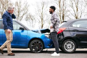 Drivers involved in a rear end collision