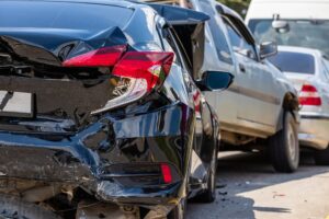 Multiple car collision in the highway